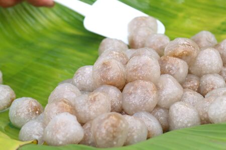 Steamed flour with porkの写真素材