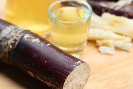 Cane juice with molassesの写真素材