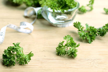 Parsley leavesの写真素材