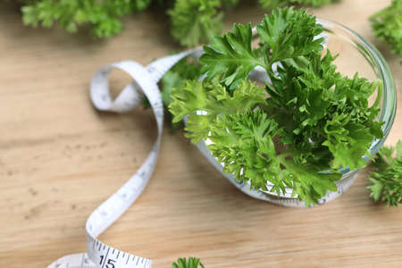 Parsley leavesの写真素材