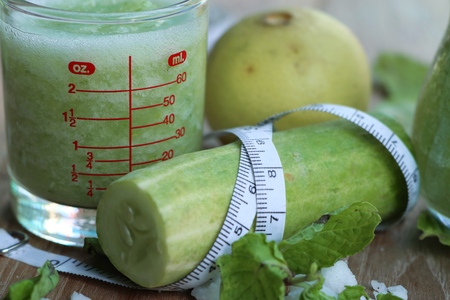 Cucumber smoothieの写真素材