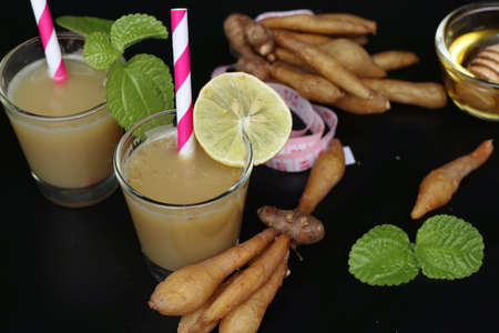 ginger juiceの写真素材