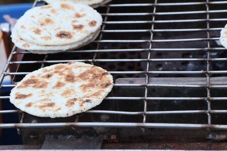 grilled sticky rice with egg