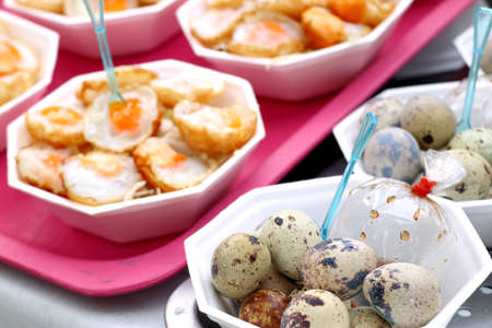 Quail eggsの写真素材