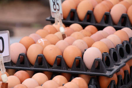 Eggs at the market