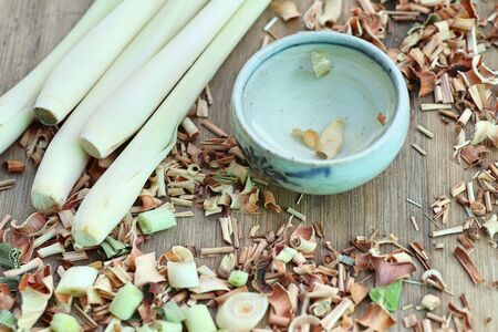 lemongrass teaの写真素材