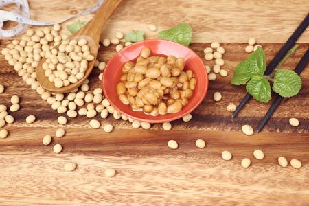 Salted soy beansの写真素材