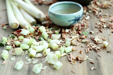 lemongrass teaの写真素材