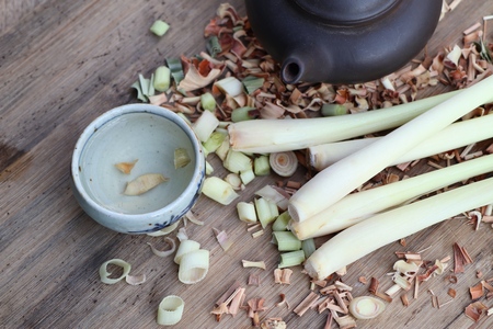 lemongrass teaの写真素材
