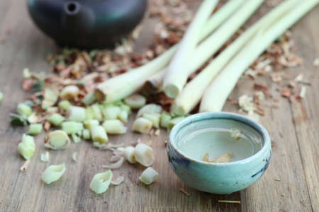 lemongrass teaの写真素材