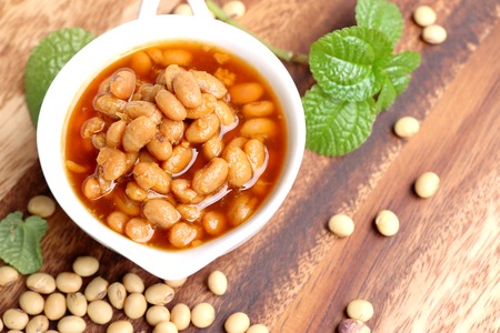 Salted soy beansの写真素材