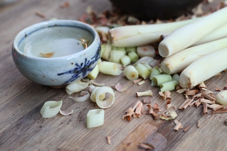 lemongrass teaの写真素材