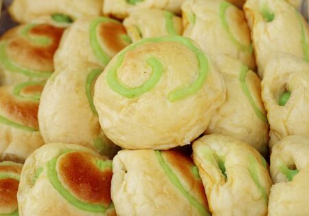 donuts at street foodの写真素材