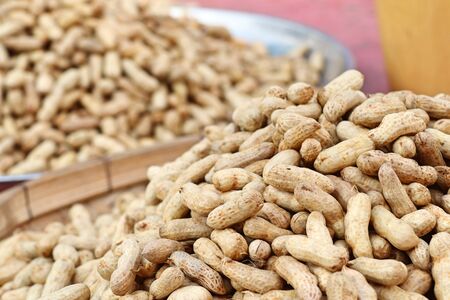 Peanuts at the marketの写真素材