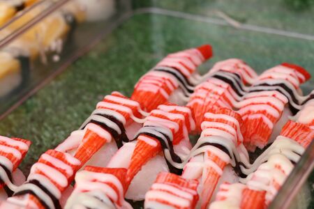 Sushi at street foodの写真素材