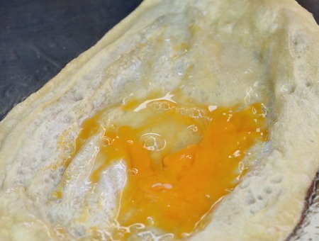 Making of dessert sweet roti
