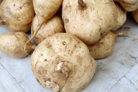 mexican yam or jÃ­camaの写真素材