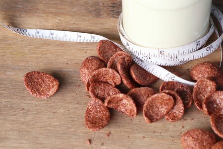 fresh milk chocolate corn flake