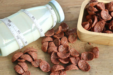fresh milk chocolate corn flake