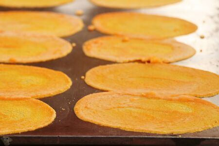 pancake at street foodの写真素材