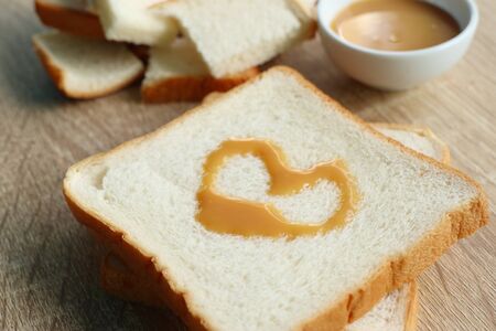 tasty slice of breadの写真素材