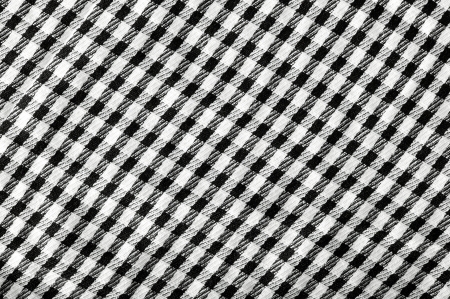 black and white arabic headscarf keffiyeh backgroundの写真素材