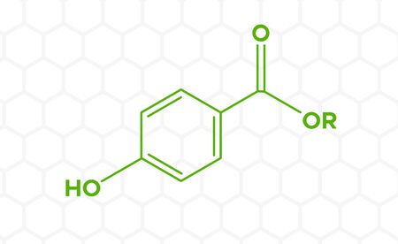 Paraben molecule freeのイラスト素材