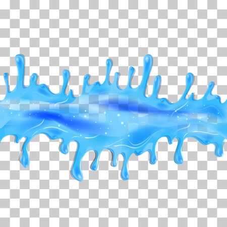 Splash liquid drops waterのイラスト素材