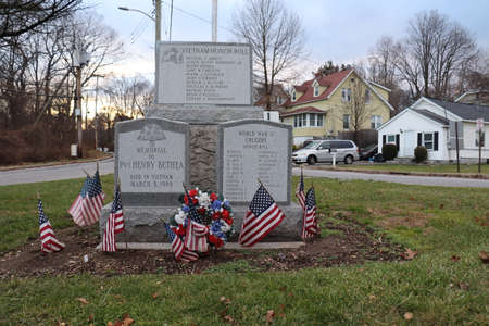 Memorial to the dead in Brooklyn, New York.の写真素材