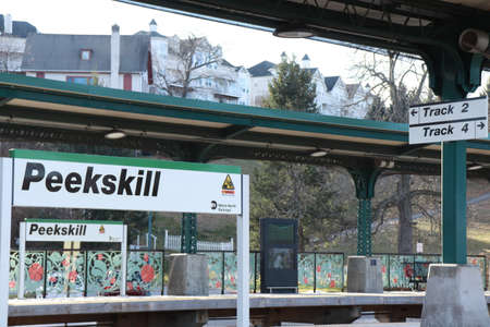 Peekskill train stationの写真素材