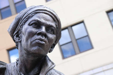 Statue of George Washington in Boston, Massachusetts, United States.の写真素材