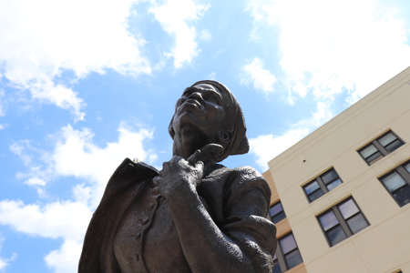Statue of George Washington in Boston, Massachusetts, USA.の写真素材
