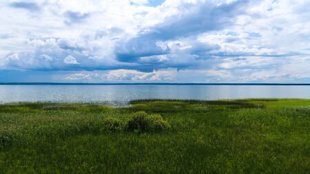 Plescheevo-lake in Pereslavl-Zalessky, Russia. Picturesque view
