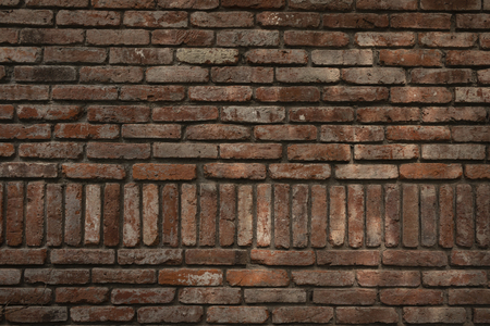 old red brick wallの写真素材