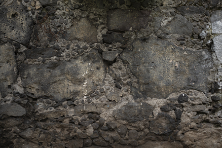 old stone wall and cementの写真素材