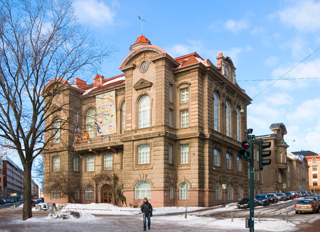 HELSINKI, FINLAND - MARCH 13, 2010: Finnish Museum of Natural History Building. The Finnish Museum of Natural History is an independent research institution functioning under the Helsinki Universityのeditorial素材