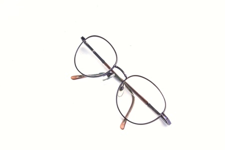 Eyeglasses on white background