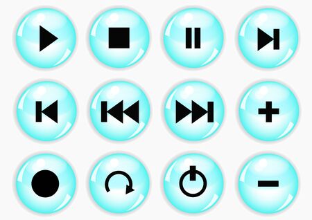 Buttons for website or appの写真素材