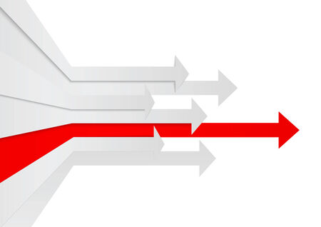 Perspective arrows leadership concept, VECTOR, EPS10のイラスト素材