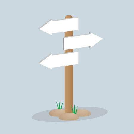 Direction arrow sign, VECTOR, EPS10のイラスト素材