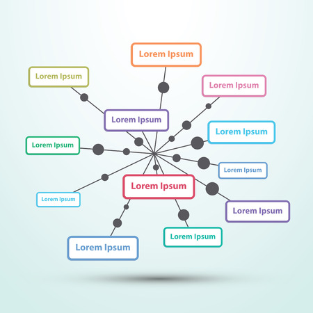 Abstract infographic template, VECTOR, EPS10のイラスト素材