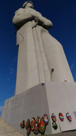 Murmansk. Murmanskaya oblast/Russia-July 22 2016 : Alyosha, Monument of the Defenders of the Soviet Arctic during the Great Patriotic Warのeditorial素材