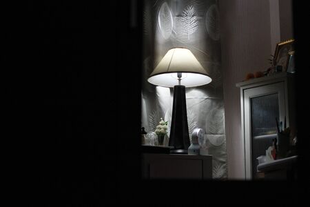 Bulb in my bedroomの写真素材