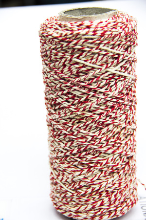 A roll of rope used in office