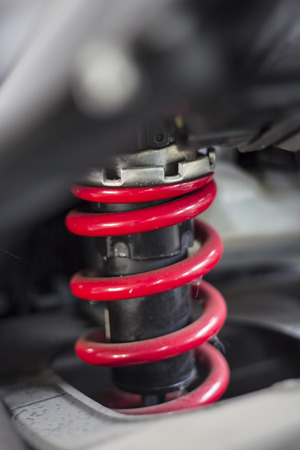 Choke up of motor bikeの写真素材