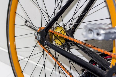 Chain of a bicycleの写真素材