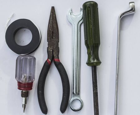 Pliers and its coworkerの写真素材