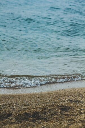 Calm Sea in Berdyanskの写真素材