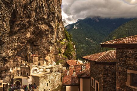 Sumela Monastery HDRの写真素材