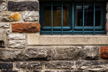 Brick Wall and Windowの写真素材